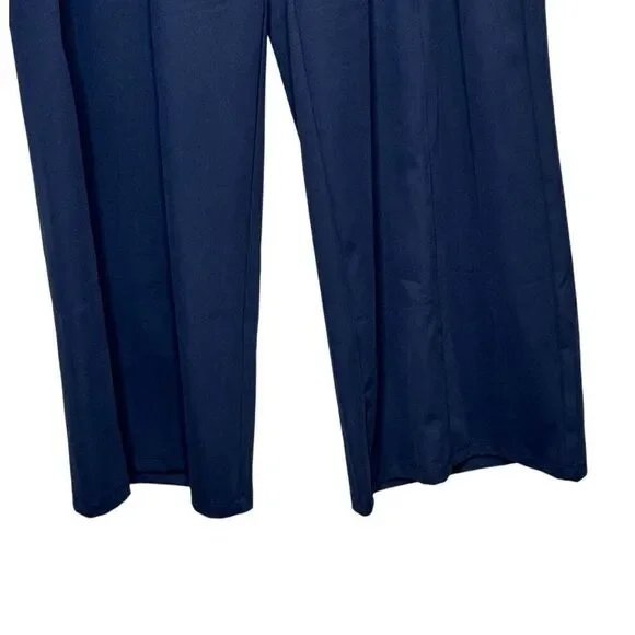 Old Navy NWT navy blue wide leg power soft leggings size L - Picture 14 of 16